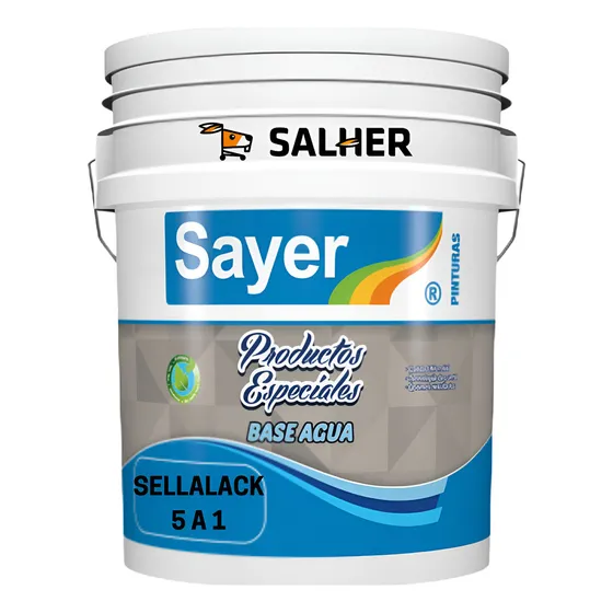 Sellador Vinilicoo 5x1 Para Pinturaa Vinilica Sellalack 19lt Color Lechoso
