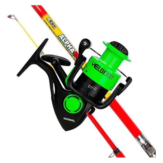 Combo Pejerrey Completo Waterdog Caña Reel Tanza Linea