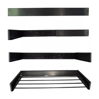 Varal Parede Retråtil Reforçado 120cm 7 Varetas Aluminio Varal Parede Retråtil Reforçado 120cm 7 Varetas Aluminio