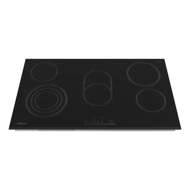 Tope De Cocina Elec 5h 90cm Prestige Pro Negro Vetrux