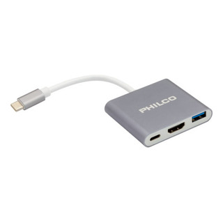 Adaptador Usb-c A Hdmi + Usb 3.0 Philco 42178 - Revogames Adaptador Usb-c A Hdmi + Usb 3.0 Philco 42178 - Revogames