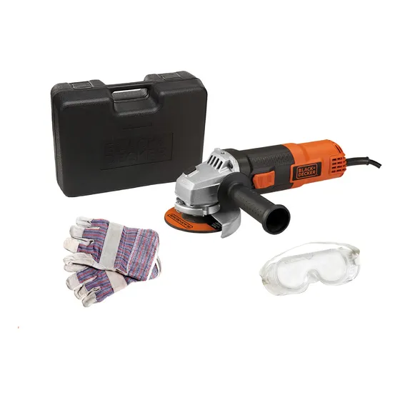 Amoladora angular Black+Decker G720K color naranja 820 W 220 V + accesorio