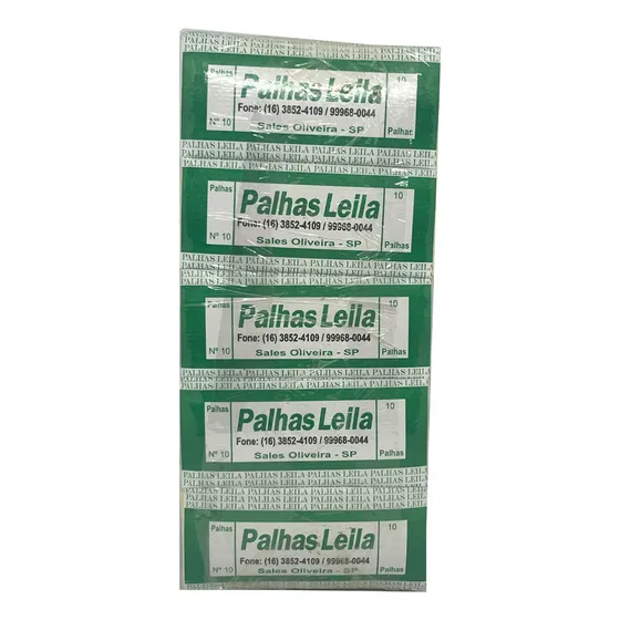 Pacote 50 Palha Leila P/ Enrolar Cigarro Resistente Novidade