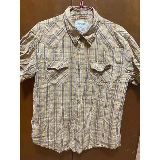 Camisa Manga Corta Aeropostal De Hombre T= M. Usada