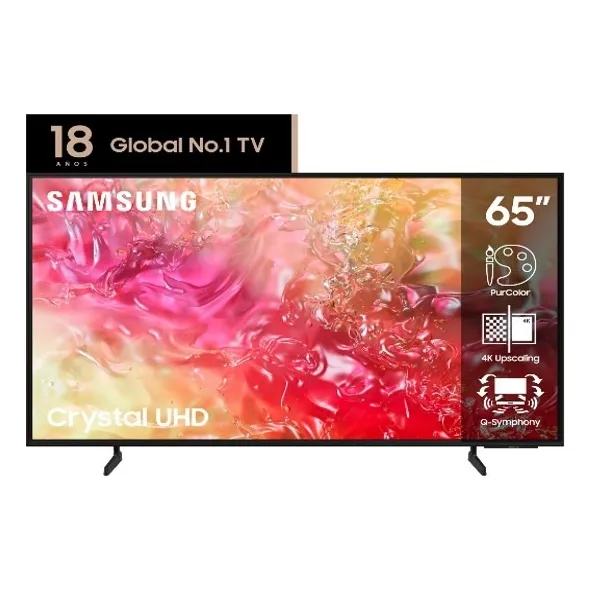 Smart TV 65'' UN65DU7000GCZB Crystal Uhd 4k Du7000 Samsung