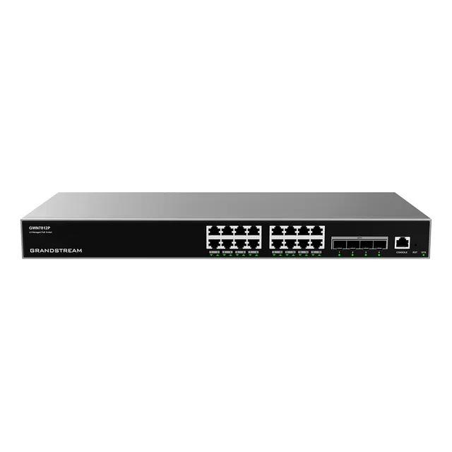 Gwn7812p, Switch Poe Administrable Capa 3, 16 X Gigaeth Poe 