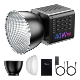 Ulanzi 40w Rgb Led Video Light Con Adaptador De Corriente Dc Ulanzi 40w Rgb Led Video Light Con Adaptador De Corriente Dc