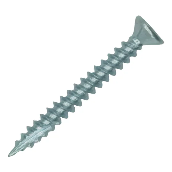 Tornillo Fibrocemento Cab. Plana Cincado 6 X 1 1/4- 500 Un