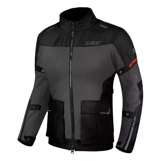 Jaqueta X11 Adventure Feminina Preta/cinza Motociclista @#