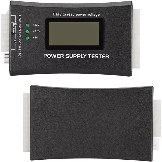 Tester Probador Fuente De Poder Lcd 20/24 4/6/8 Pines