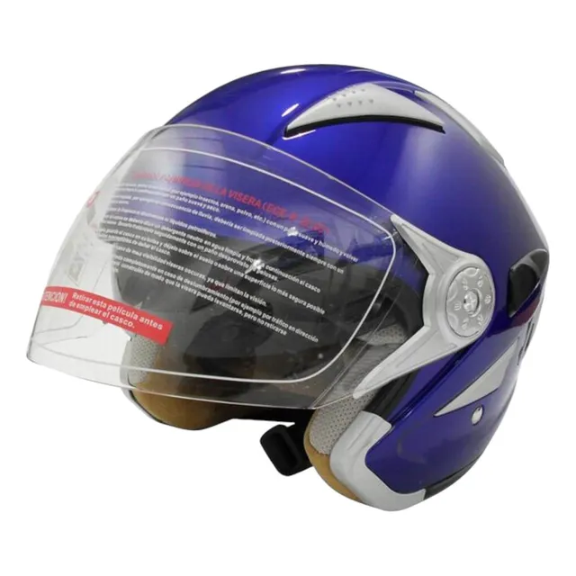 Casco Full Face Bx529 Talla M Deep Blue Certificado Ece