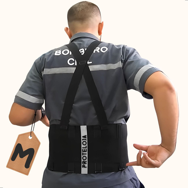Colete Corretor Postura Costas Carregar Peso Reforçada Colete Corretor Postura Costas Carregar Peso Reforçada