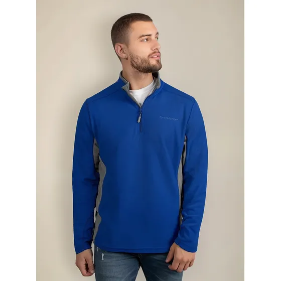 Sudadera Hombre Greenlander Fce8312b Fleece Bicolor Ligero
