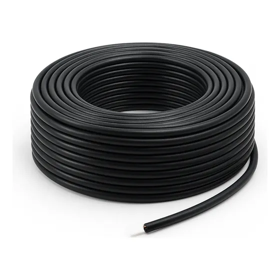 Cabo Pp Paralelo 2x2,5mm Pvc Cor Preto 30 Metros