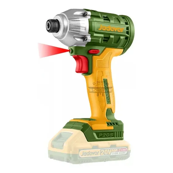 Atornillador De Impacto 20v 170nm +2 Baterías Y Carg Jadever