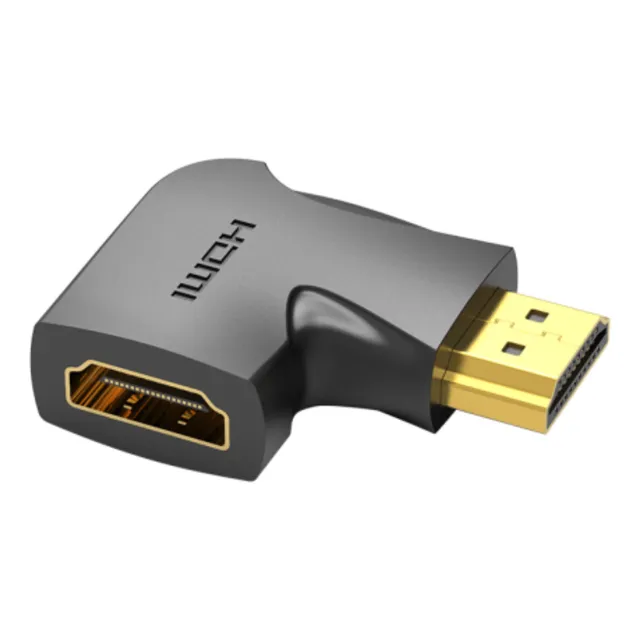 Adaptador Hdmi 2.0 Macho A Hembra 90 Grados Vention Premium