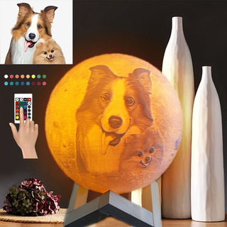 Lampara De Luna Para Mascotas Rgb 16 Colores Touch 12 Cm Lampara De Luna Para Mascotas Rgb 16 Colores Touch 12 Cm