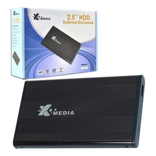 X-media En-2000-bk Gabinete De Disco Duro, 2.5 PuLG., Ide/at