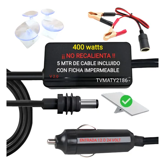 Cable Adaptador Elevador Starlink Mini 12 Volt Para Auto