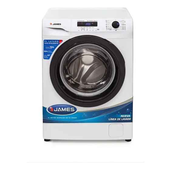 Lavarropas James 9kg Lr 9140 Inverter Plus 1400rpm Ehogar Color Blanco | Cuotas sin interés