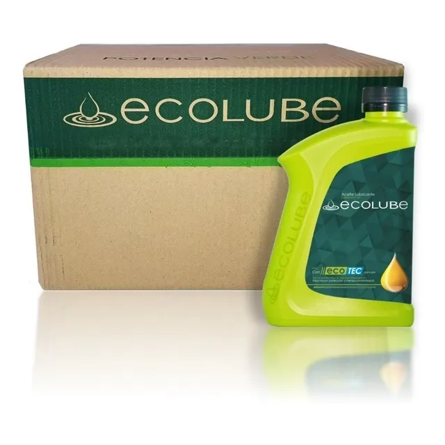 Caja Aceite Moto 4t 20w50 Ecolube 12 Cuartos De Galón