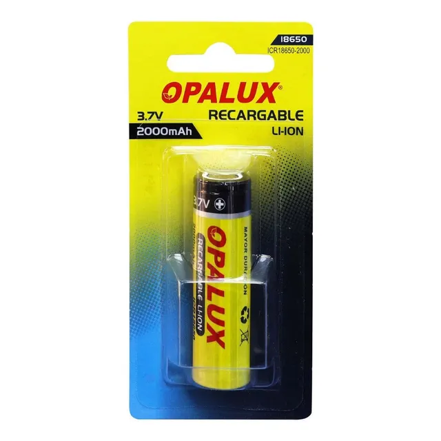 Bateria Recargable Li-ion 3.7v 2000mah Icr18650-2000 Opalux