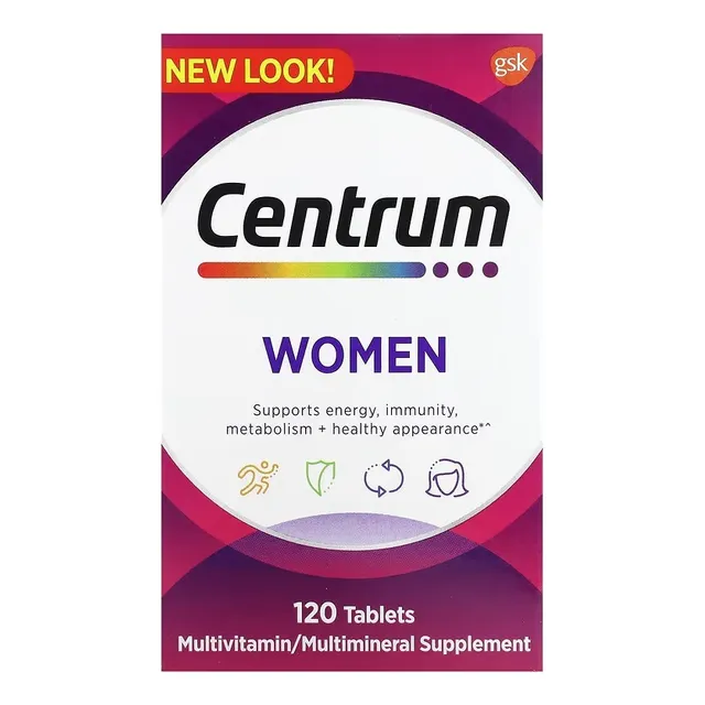 Centrum Women Mujer Multivitaminico 120 Tabletas Original