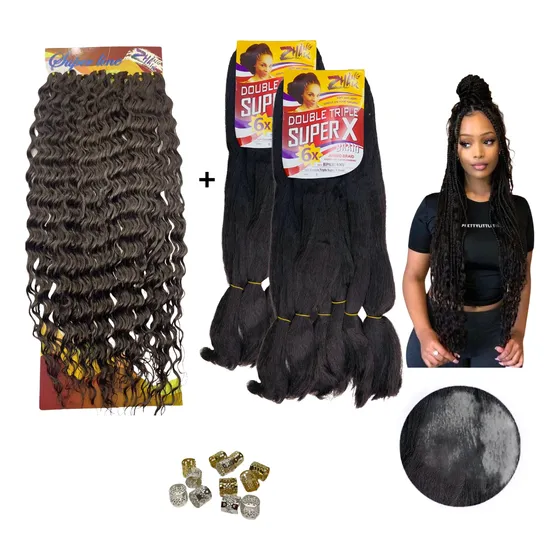 Kit Cabelo Gypsy Braid  Trança Cacheado Orgânico +brinde