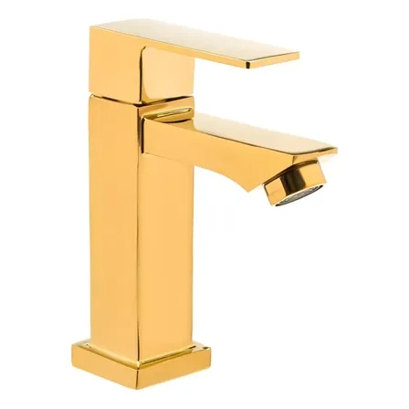 Torneira Para Banheiro Mdc Luxo Cromado Inox Dourado E Preto Brilhante