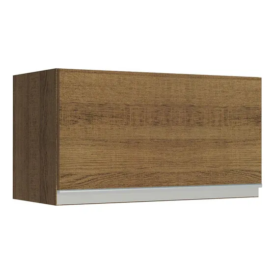 Mueble de Cocina Superior Glamy 60 cm Madesa G256025ZGL 1 Puerta Abatible Marrón