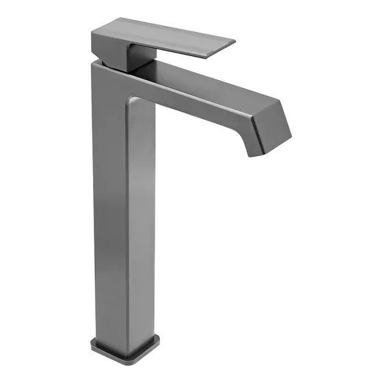 Monomando Alto  Cube  Acabado Gris Oxford - Wasser