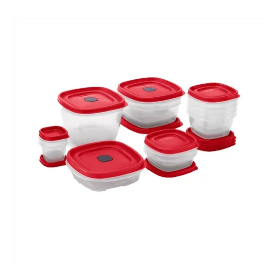 Envases 24 Piezas De Varios Tamaños Easy Find Rubbermaid