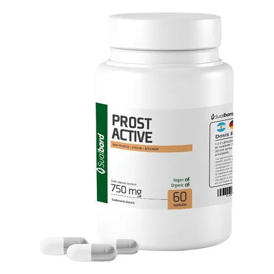 Prost Active 750 Mg 60 Capsulas Organicas Salud De Prostata