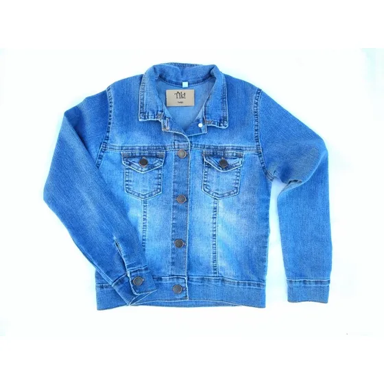 Campera Jeans Tiki Azul Niña Infantil Talles 2 Al 16