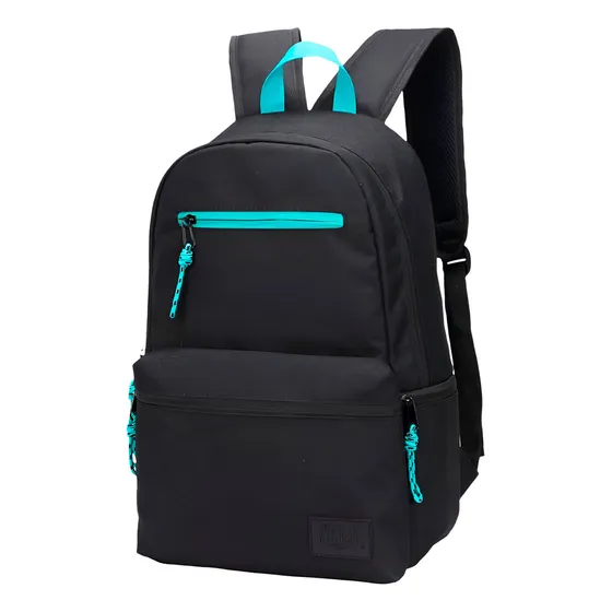 Mochila Urbana Deportiva Everlast Reforzada Hombre Mujer 18 L Doble Bolsillo Frontal Bolsillo Latera Portabotella 21890 Negro