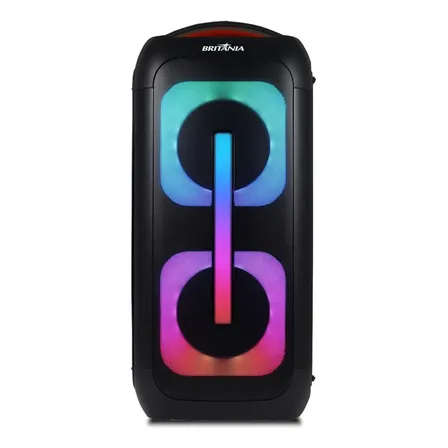 Caixa de Som Amplificada Britânia Flash Lights 650W BCX6801