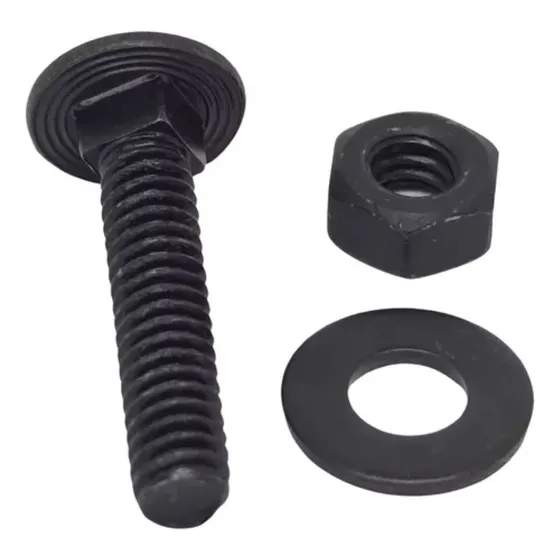 Pack Perno Coche 5/16x 2 Negro Tuerca Y Golilla (100 Un)
