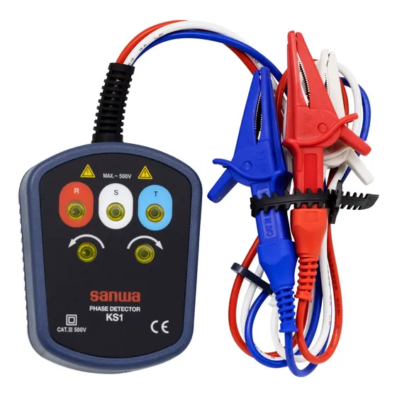 Detector De Fase Trifásico Y Sentido De Giro Ks1 Sanwa