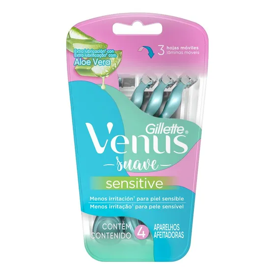Gillette Venus Simply Mujer 4 Sensitive