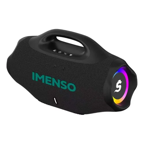 Caixa De Som Boombox Imenso X69 Classificação Ipx4 60w Cor Preto