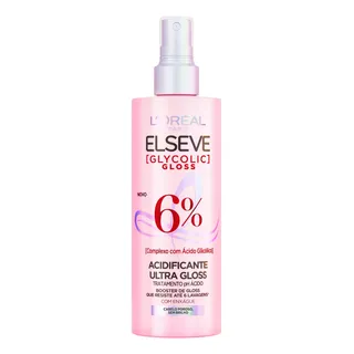 L'oréal Paris Elseve Acidificante Capilar Glycolic Gloss, Brilho Durador Resiste Por Até 6 Lavagens, 200ml L'oréal Paris Elseve Acidificante Capilar Glycolic Gloss, Brilho Durador Resiste Por Até 6 Lavagens, 200ml