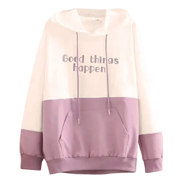 Linda Sudadera Capucha Para Mujer Moda Otoño Manga Larga
