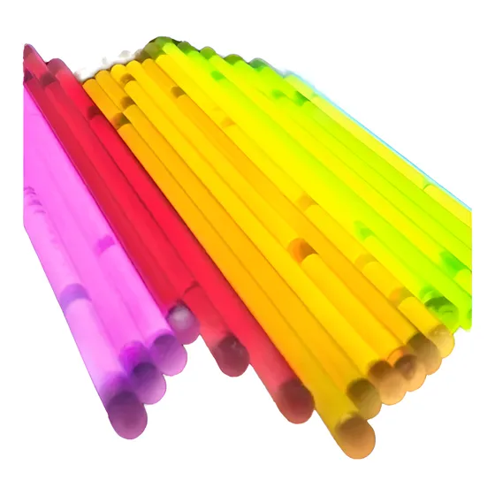 Dada® 50 Pulseras Flúor Fiesta Neón Tiktok Brillan Oscuridad Multicolores
