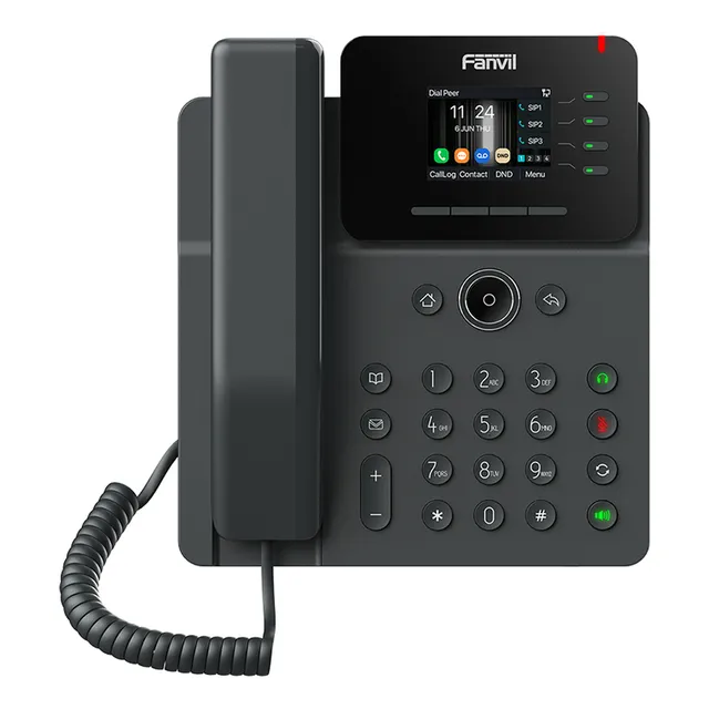 Teléfono Ip Wi-fi Empresarial,bluetooth, 4 Líneas Sip, Panta