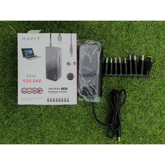 Cargador Universal Havit De 9 Puntas 12v A 24v 90w