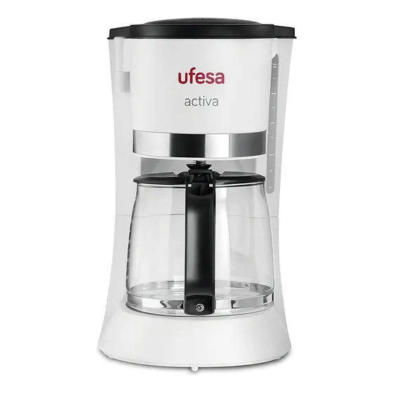 Cafetera De Goteo Ufesa Activa Cg7123 12 Tazas 680w Fama Color Blanco