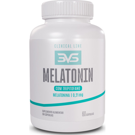 Melatonina Com Triptofano - Fórmula Concentrada - 60 Cápsulas Melatonina Com Triptofano - Fórmula Concentrada - 60 Cápsulas