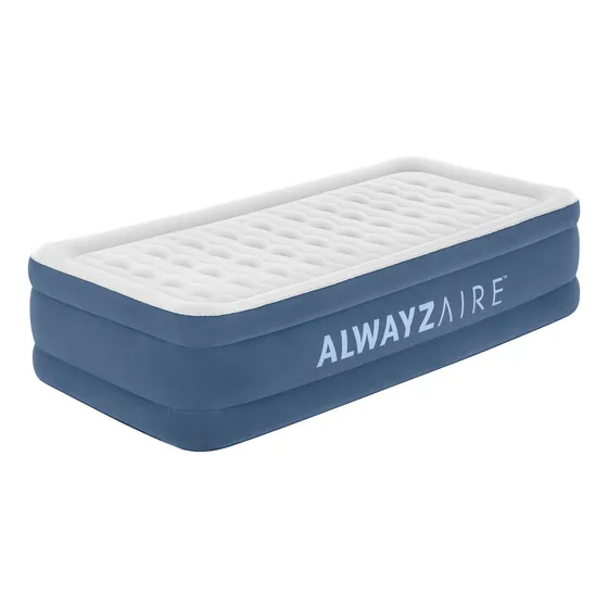 Colchon Inflable Individual C/ Doble Bomba Integrada Bestway Color Azul