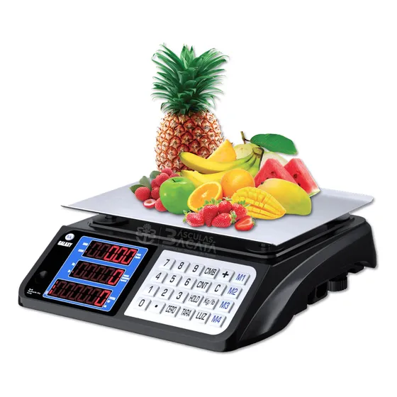 Báscula Balanza De Pesa Digital Pesa Hasta 40kg Galaxy Tek