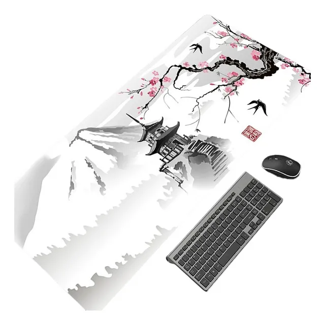 Alfombrilla Mousepad Cubierta Escritorio 80x30 Diseños Japon
